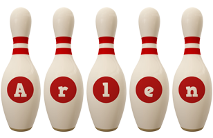 Arlen bowling-pin logo