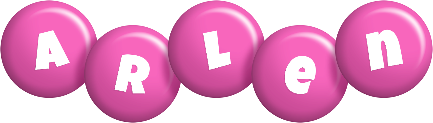 Arlen candy-pink logo