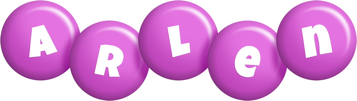 Arlen candy-purple logo