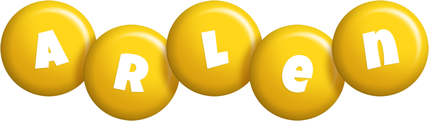 Arlen candy-yellow logo