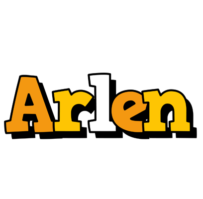 Arlen cartoon logo
