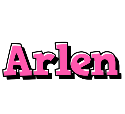 Arlen girlish logo