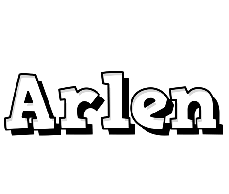 Arlen snowing logo