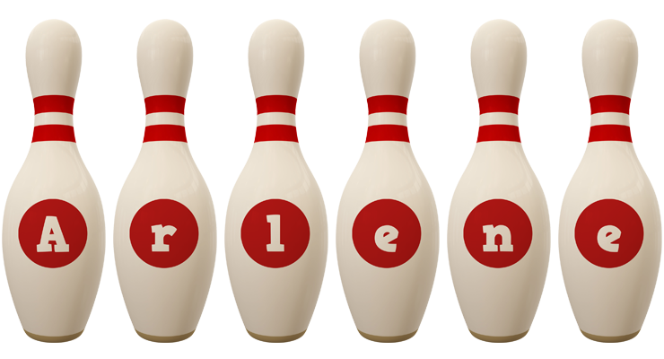 Arlene bowling-pin logo