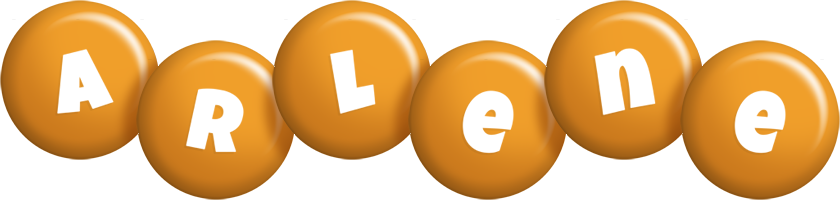 Arlene candy-orange logo