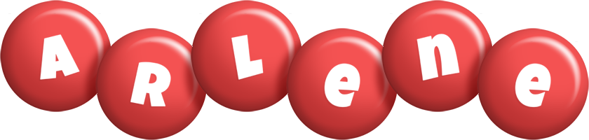 Arlene candy-red logo