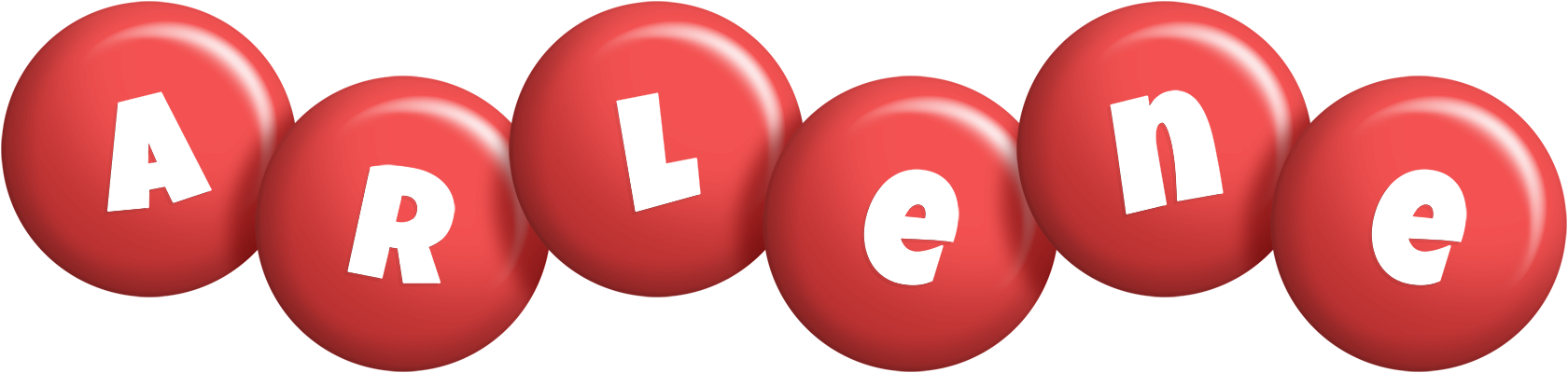 Arlene candy-red logo