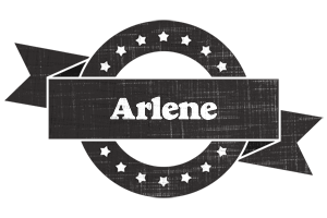 Arlene grunge logo