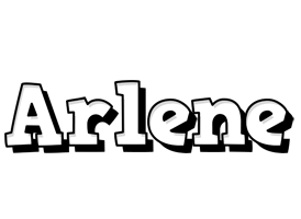 Arlene snowing logo