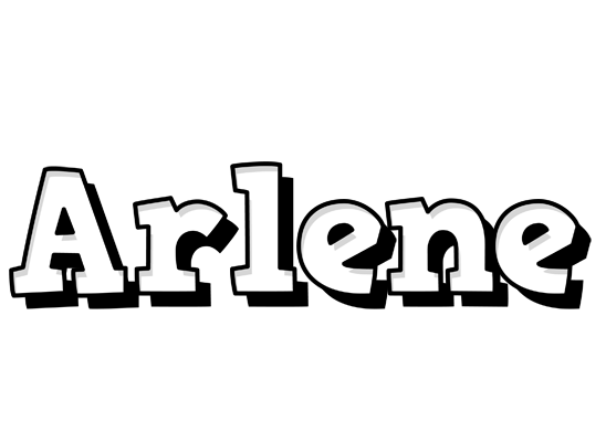 Arlene snowing logo