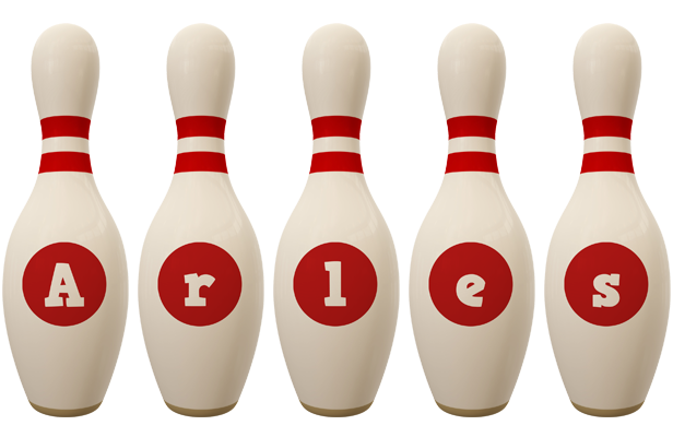 Arles bowling-pin logo