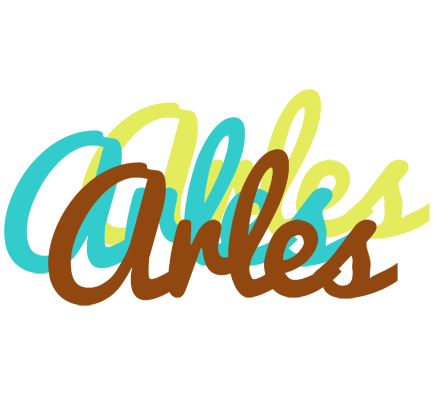 Arles cupcake logo