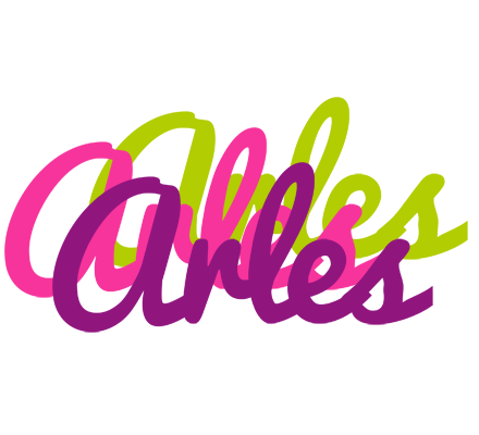 Arles flowers logo