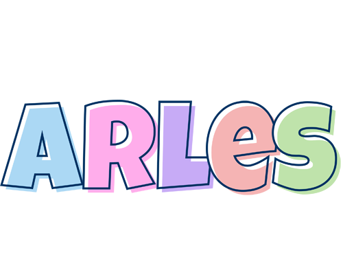 Arles pastel logo