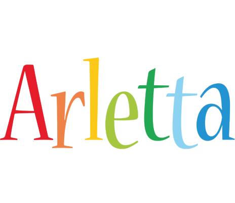Arletta birthday logo
