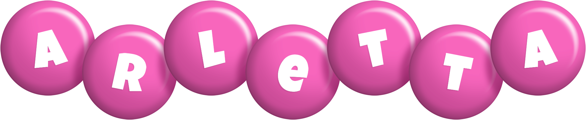 Arletta candy-pink logo