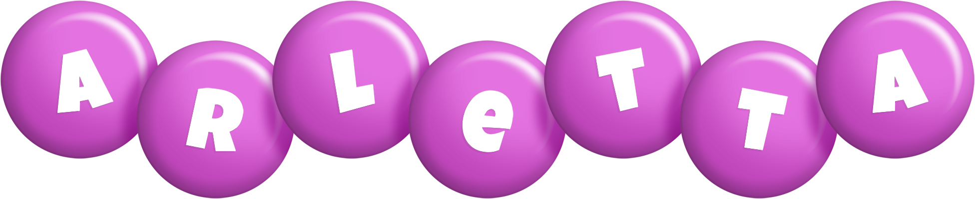 Arletta candy-purple logo