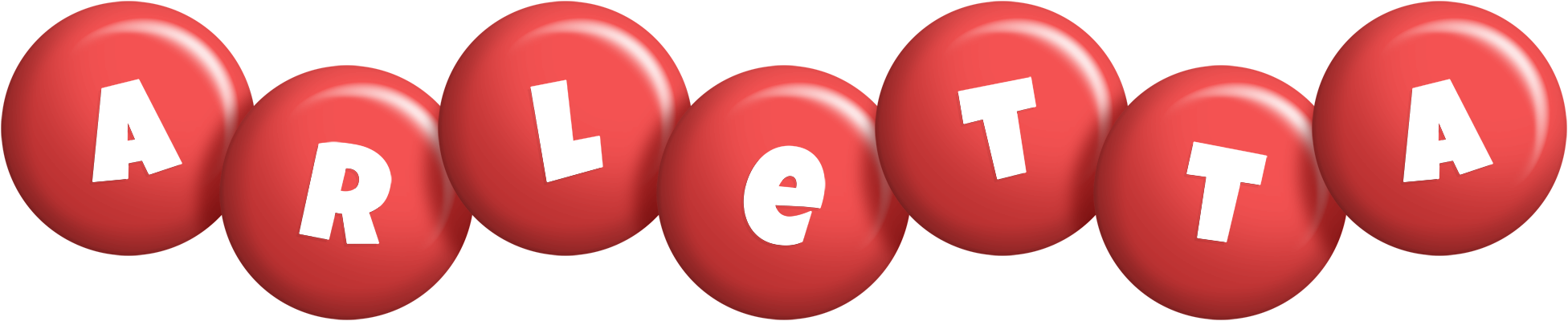 Arletta candy-red logo