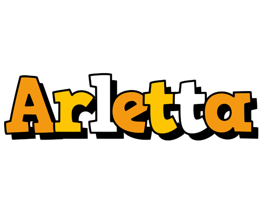 Arletta cartoon logo