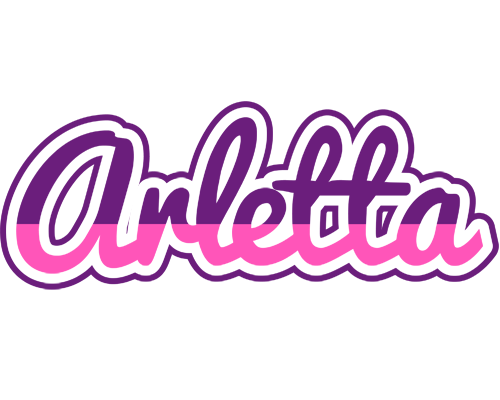 Arletta cheerful logo