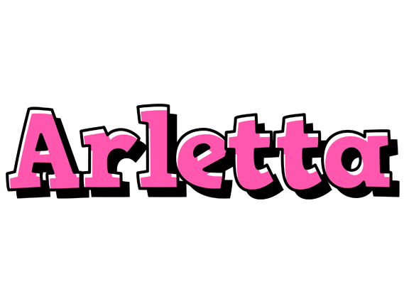 Arletta girlish logo