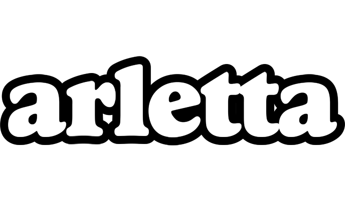 Arletta panda logo