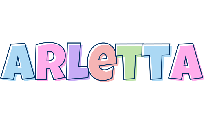 Arletta pastel logo