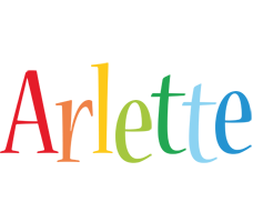 Arlette birthday logo