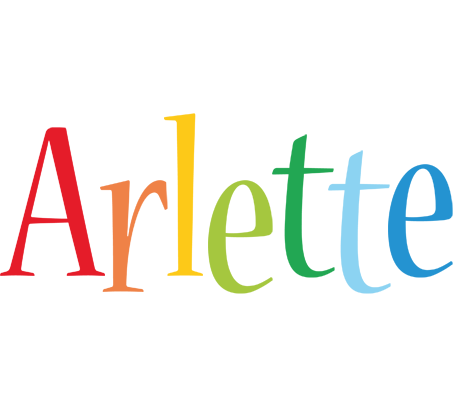 Arlette birthday logo