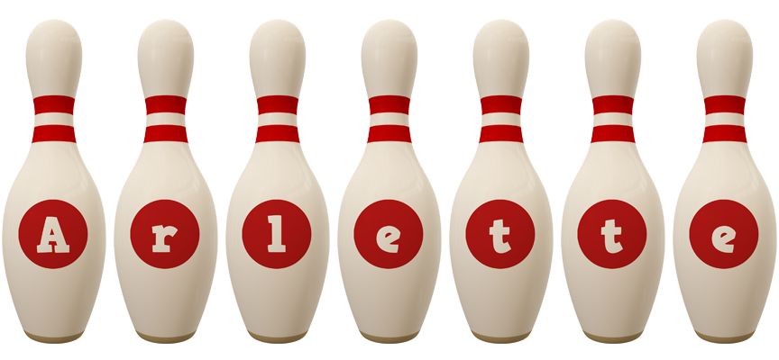 Arlette bowling-pin logo