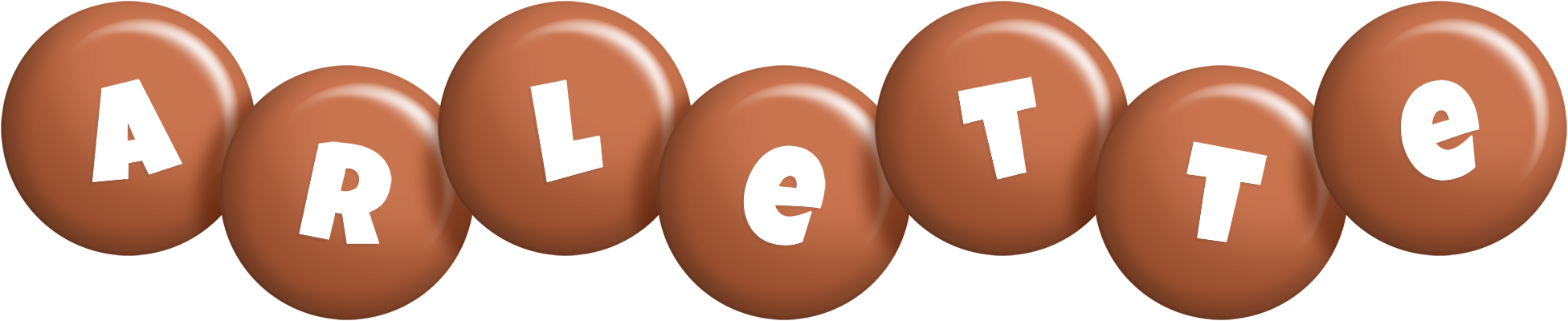 Arlette candy-brown logo