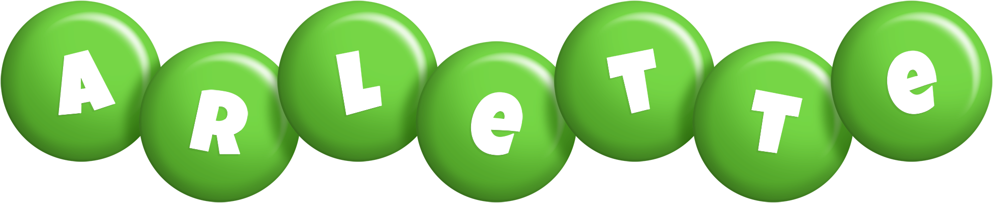 Arlette candy-green logo