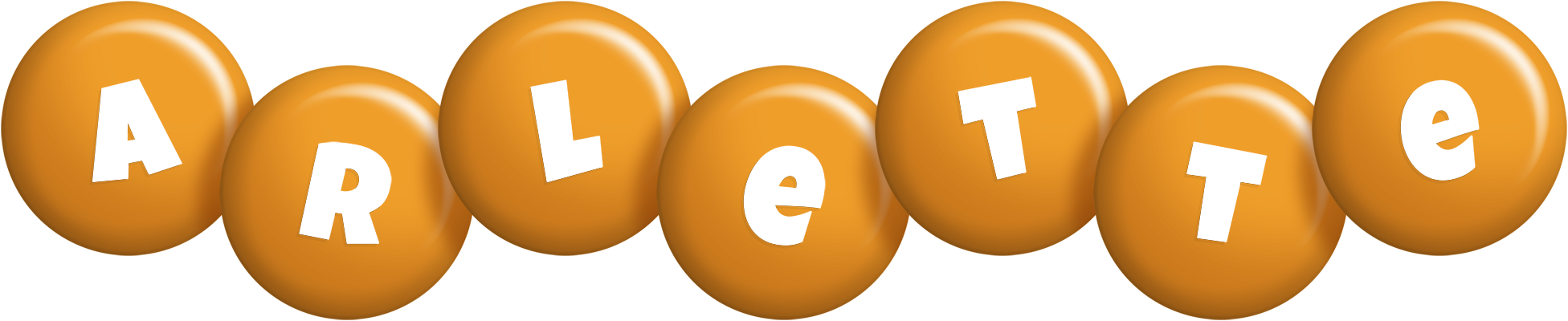 Arlette candy-orange logo