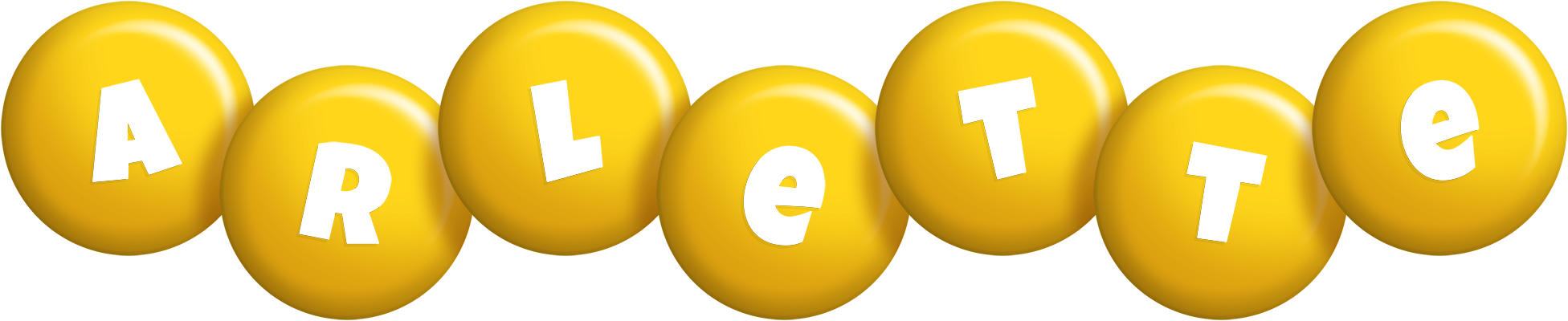 Arlette candy-yellow logo