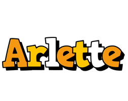 Arlette cartoon logo