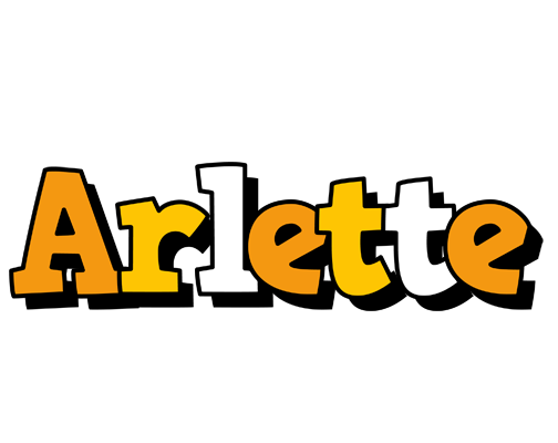 Arlette cartoon logo