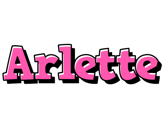 Arlette girlish logo
