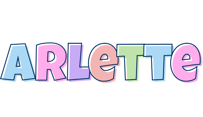 Arlette pastel logo
