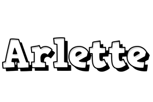 Arlette snowing logo