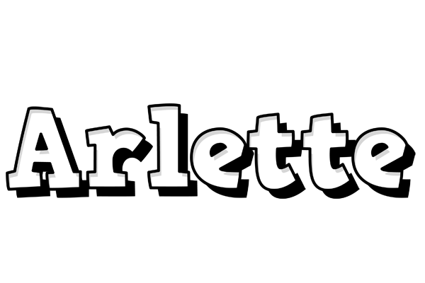 Arlette snowing logo