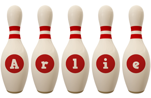 Arlie bowling-pin logo