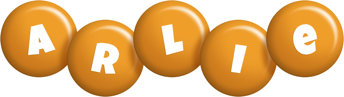 Arlie candy-orange logo