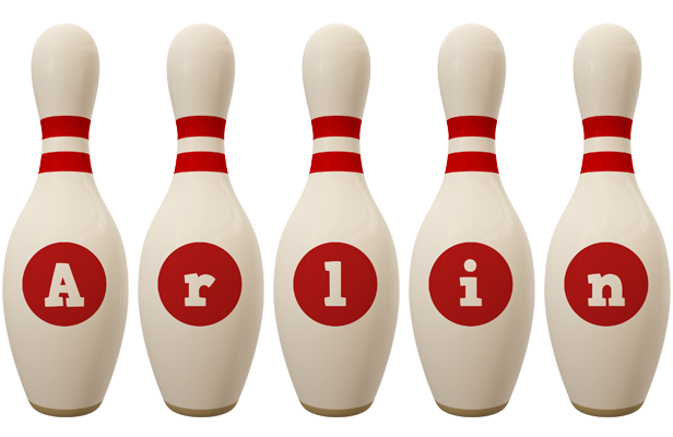 Arlin bowling-pin logo