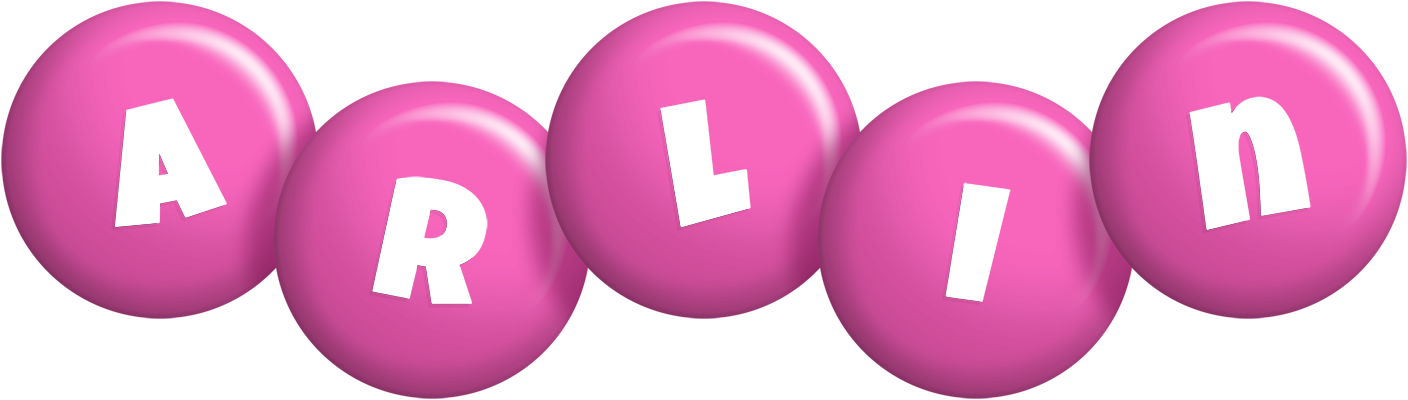 Arlin candy-pink logo