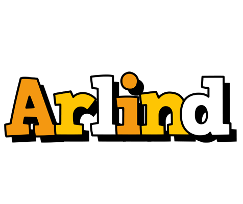 Arlind cartoon logo
