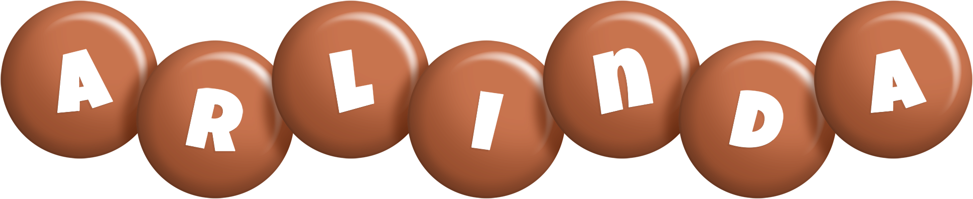 Arlinda candy-brown logo