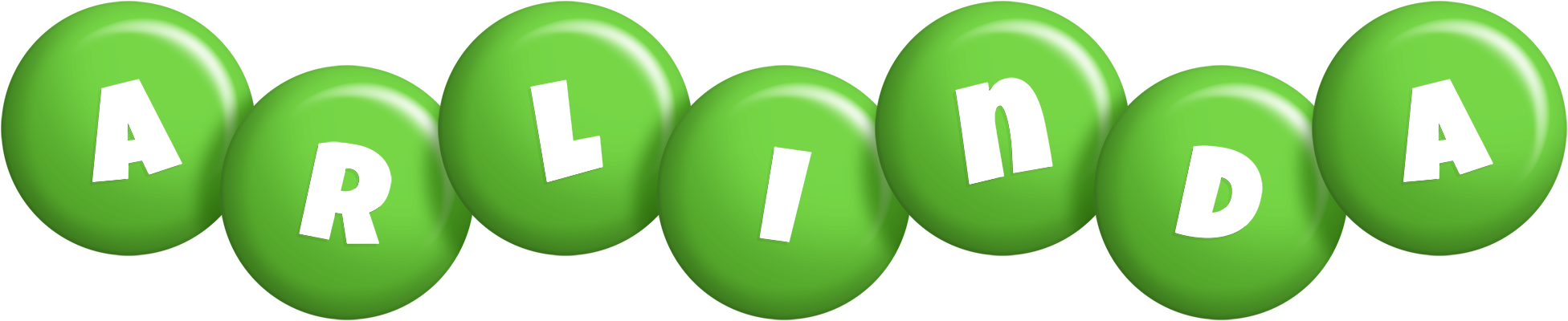 Arlinda candy-green logo