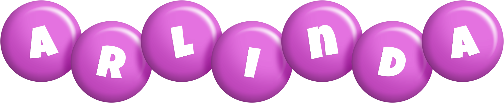 Arlinda candy-purple logo