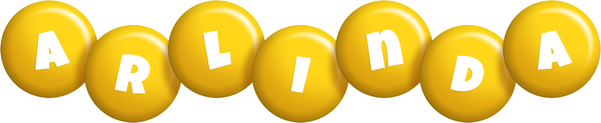 Arlinda candy-yellow logo