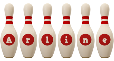 Arline bowling-pin logo